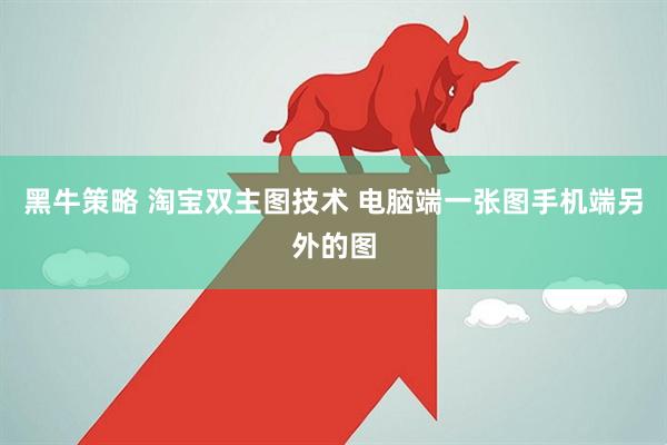 黑牛策略 淘宝双主图技术 电脑端一张图手机端另外的图