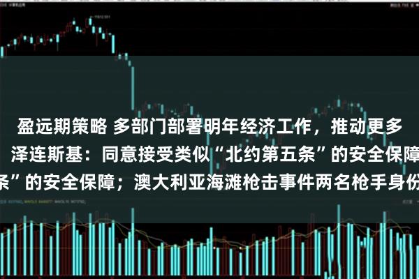 盈远期策略 多部门部署明年经济工作，推动更多财政资金“投资于人”；泽连斯基：同意接受类似“北约第五条”的安全保障；澳大利亚海滩枪击事件两名枪手身份确定丨早报